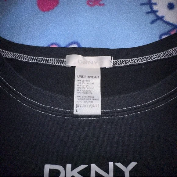 dkny logo basic longsleeve top - Picture 4 of 7